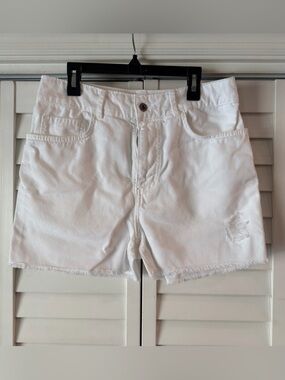 Cloth and Stone White Denim Shorts